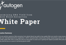 White Paper: Maximizing DNA Yield from Whole Blood Extraction White Paper: Maximizing DNA Yield from Whole Blood Extraction (AutoGen)